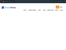 Tablet Screenshot of janetsplanet.com