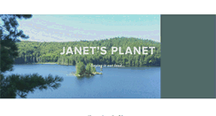 Desktop Screenshot of janetsplanet.ca